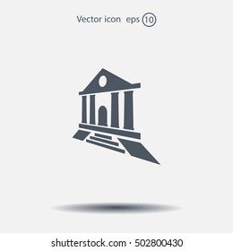 bank vector icon