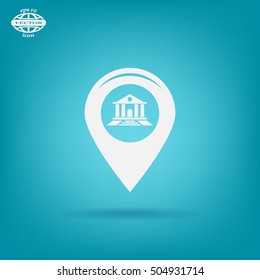bank vector icon