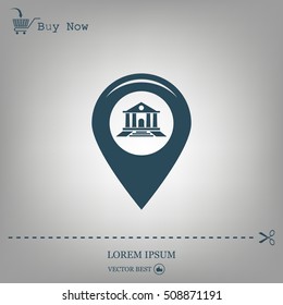 bank vector icon