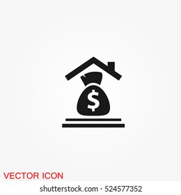 Bank vector icon