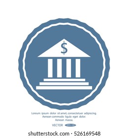 bank vector icon