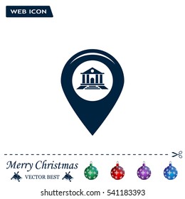 bank vector icon