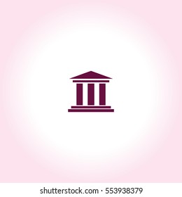 Bank Vector Icon.