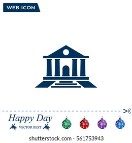 bank vector icon
