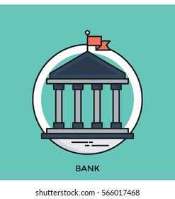 Bank Vector Icon