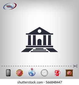 bank vector icon
