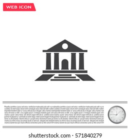 bank vector icon