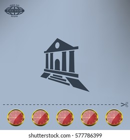 bank vector icon