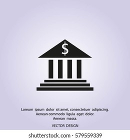bank vector icon