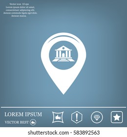 bank vector icon