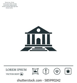 bank vector icon