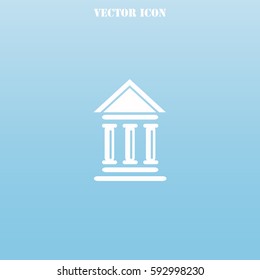 Bank vector  icon.
