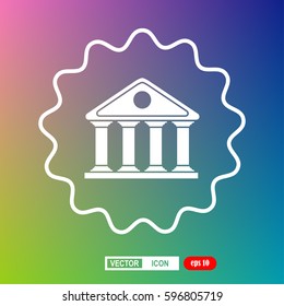 bank vector icon