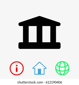 bank vector icon