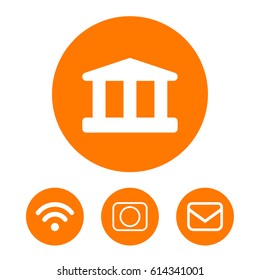 bank vector icon