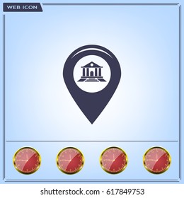 bank vector icon