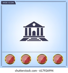 bank vector icon