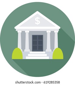 Bank Vector Icon