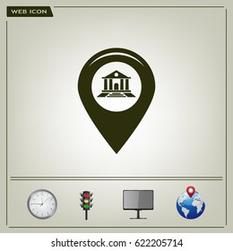 bank vector icon