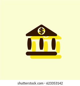 Bank vector icon