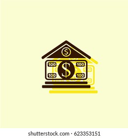Bank vector icon