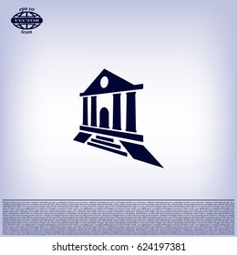 bank vector icon
