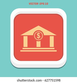 bank vector icon