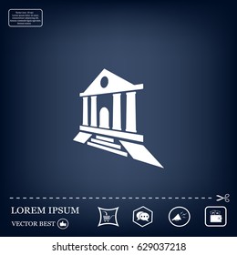 bank vector icon