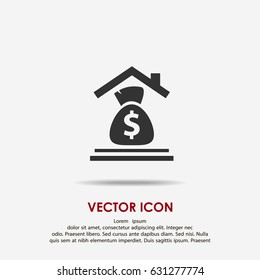 Bank vector icon