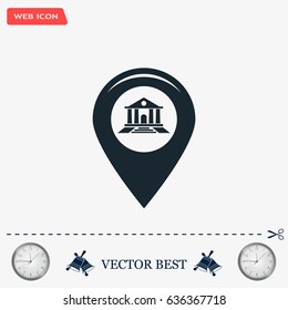 bank vector icon