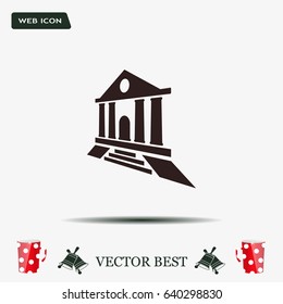 bank vector icon