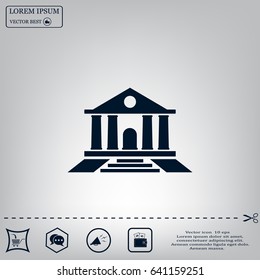 bank vector icon