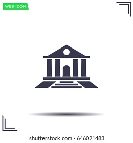 bank vector icon