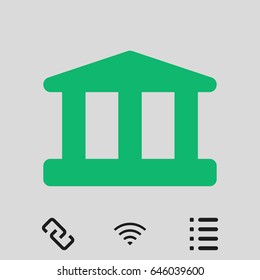 bank vector icon