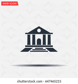 bank vector icon