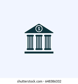 Bank vector icon