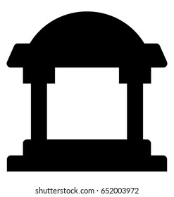 Bank Vector Icon