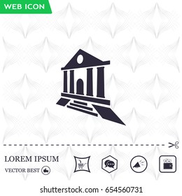 bank vector icon