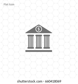 Bank vector icon