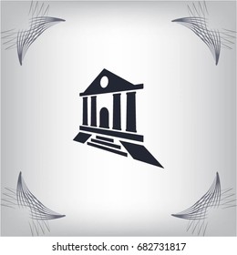 bank vector icon