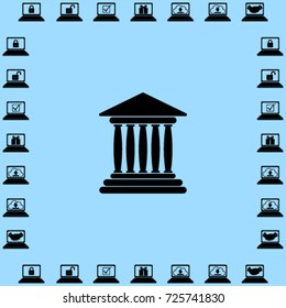 Bank vector icon