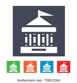 bank vector icon