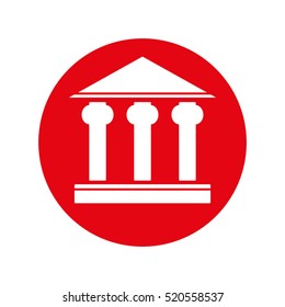 bank, vector icon, eps10