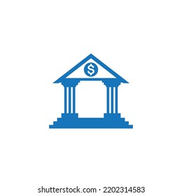 Logo-Design der Bank-Vektorsymbol