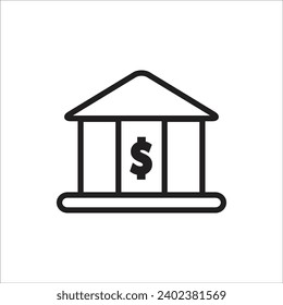 Vorlage für das BankVektorsymbol