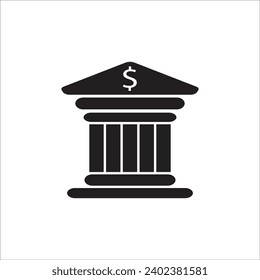 Vorlage für das BankVektorsymbol