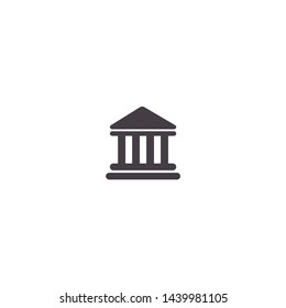 Bank Vector icon . Lorem Ipsum Illustration design
