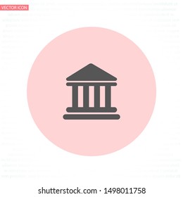 Bank Vector icon . Lorem Ipsum Illustration design