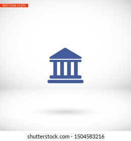 Bank Vector icon . Lorem Ipsum Illustration design