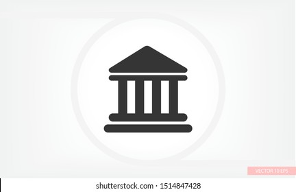 Bank Vector icon . Lorem Ipsum Illustration design